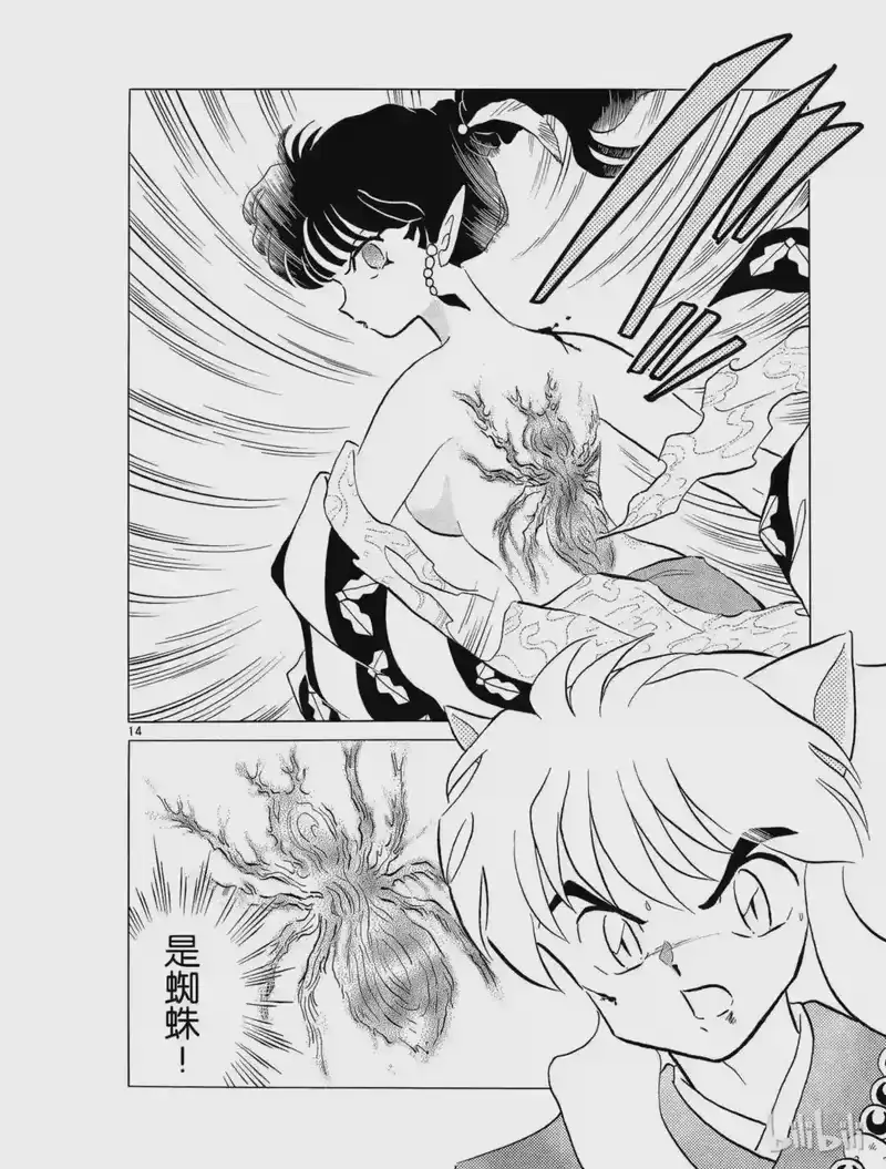 犬夜叉（WIDE版）_h 145 背上的蜘蛛 第14页