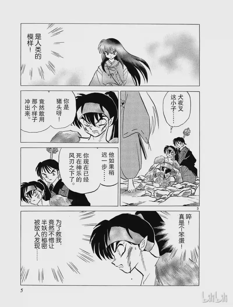 犬夜叉（WIDE版）_h 205 半妖的秘密 第5页