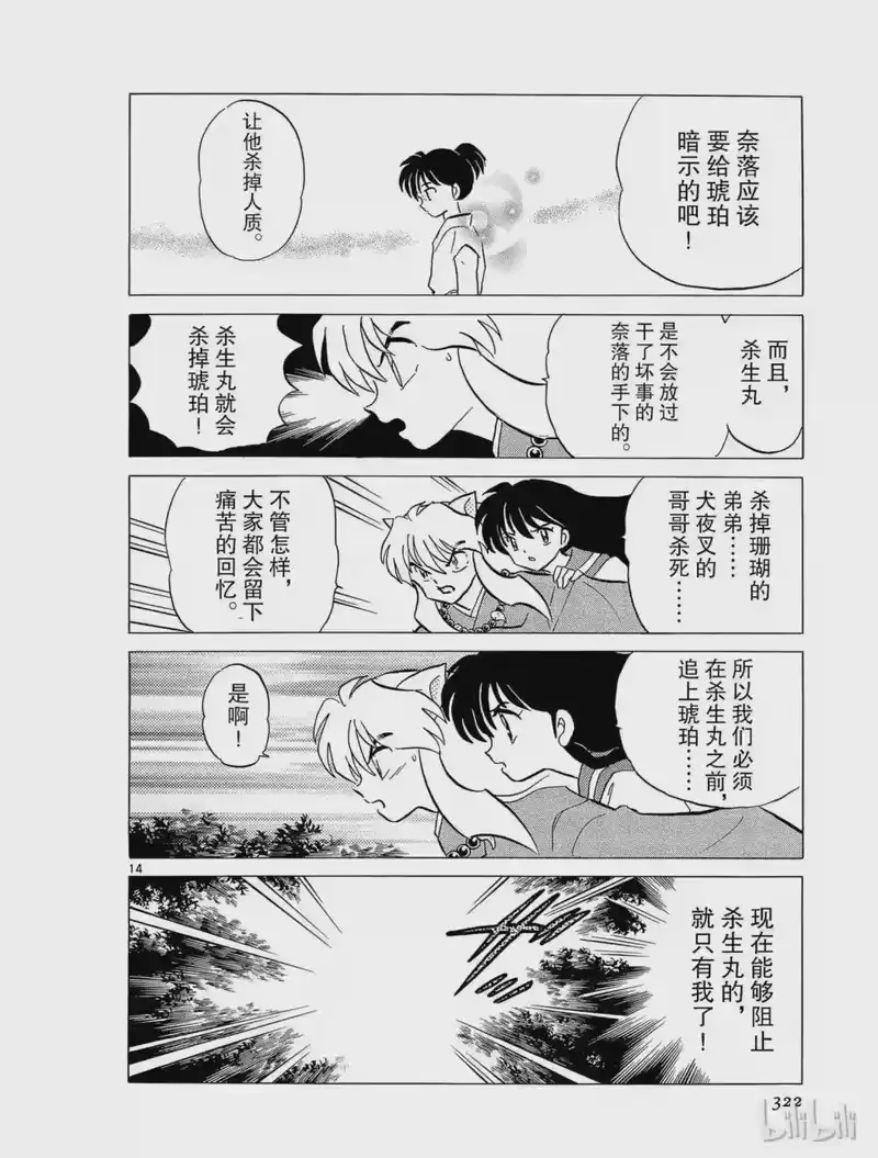 犬夜叉（WIDE版）_h 222 对琥珀的暗示 第14页