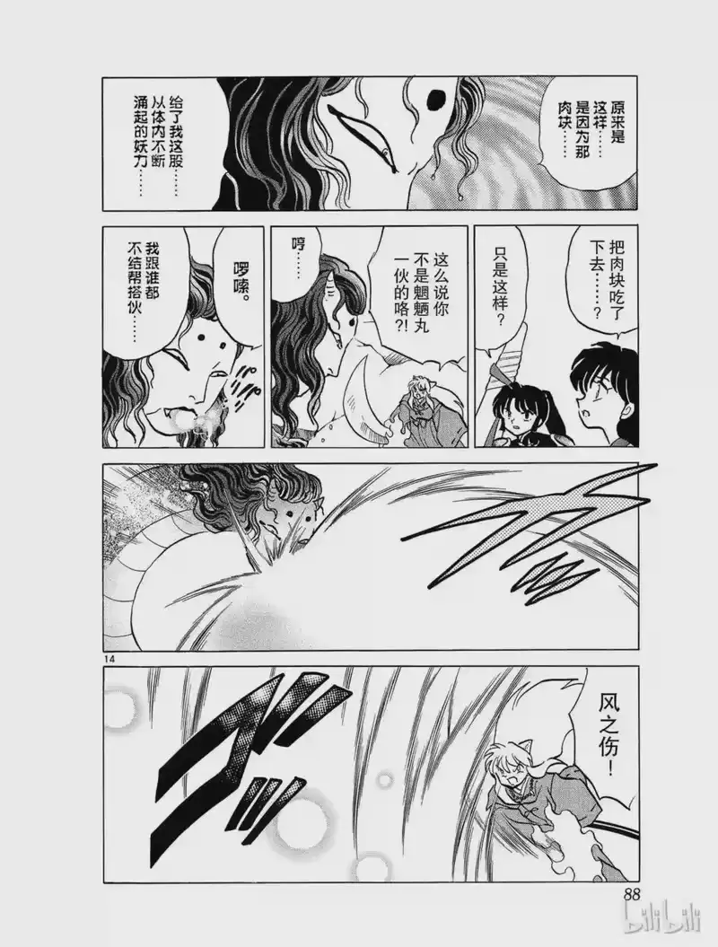犬夜叉（WIDE版）_h 396 毒蛟 第14页