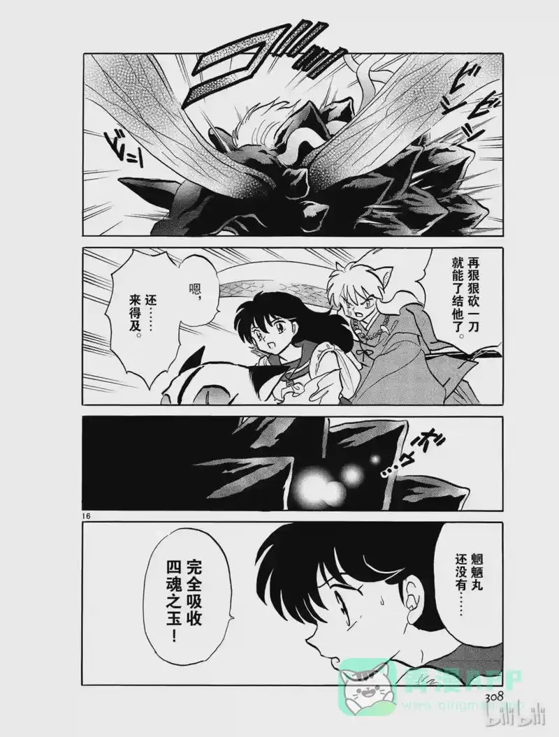 犬夜叉（WIDE版）_h 445 赤子的失算 第16页