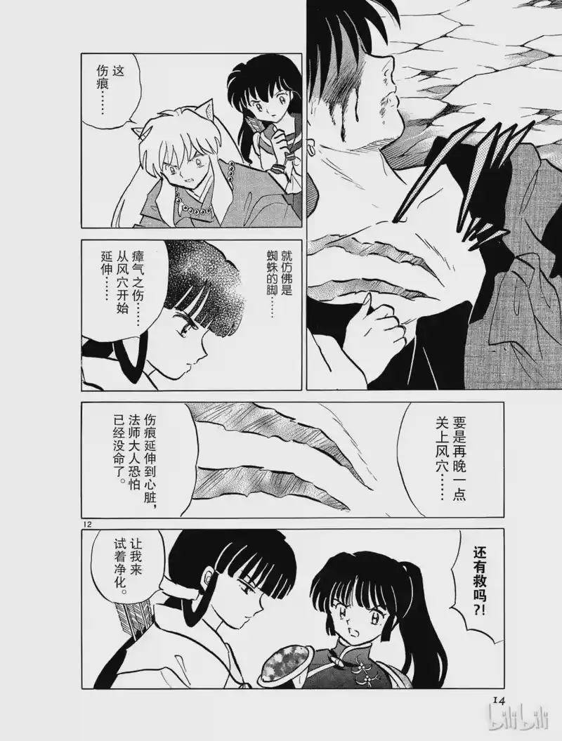 犬夜叉（WIDE版）_h 448 瘴气之伤 第14页