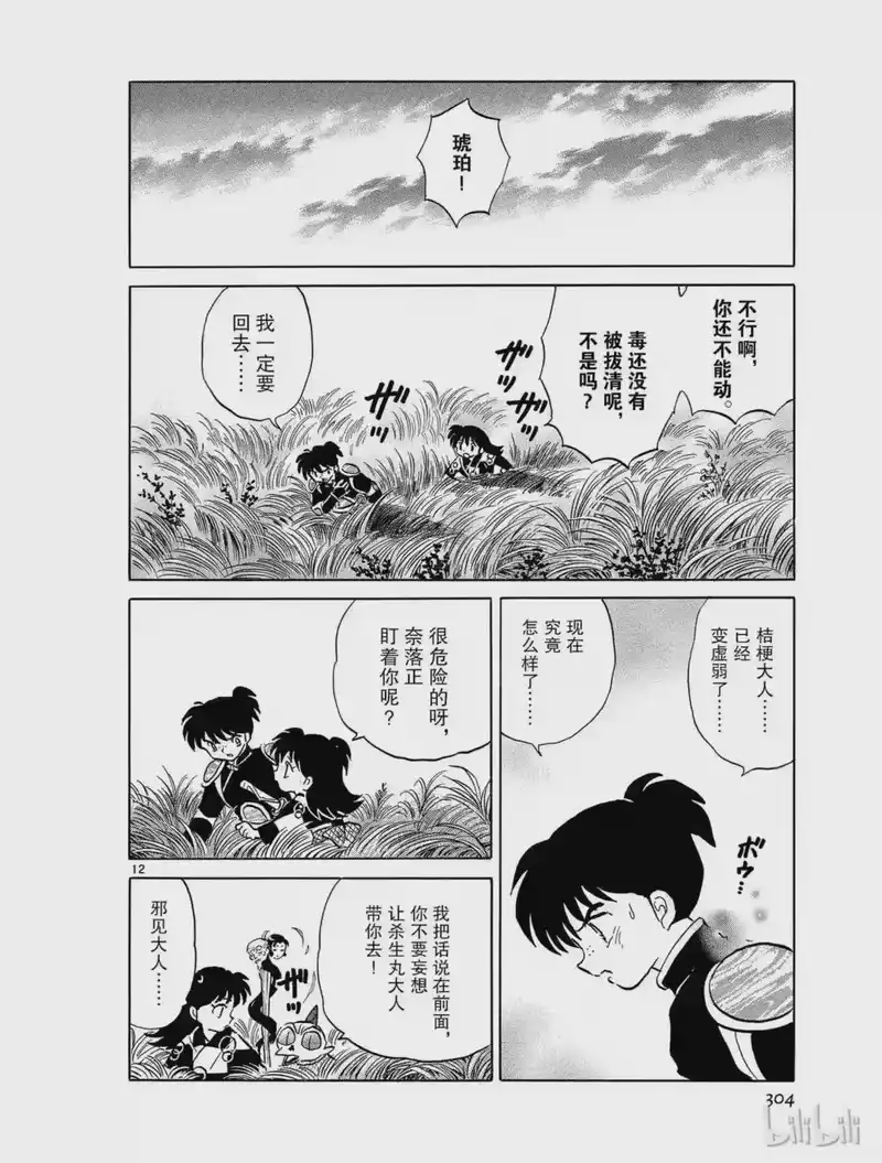 犬夜叉（WIDE版）_h 464 落日 第12页