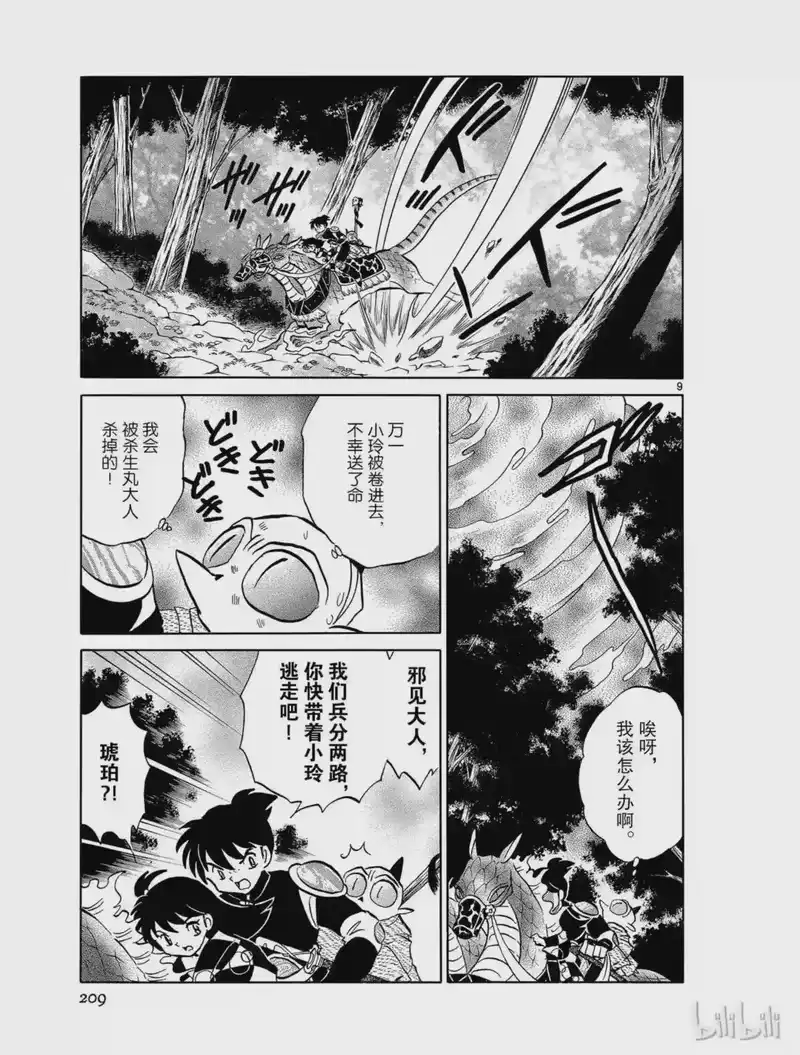 犬夜叉（WIDE版）_h 497 琥珀的脑袋 第9页