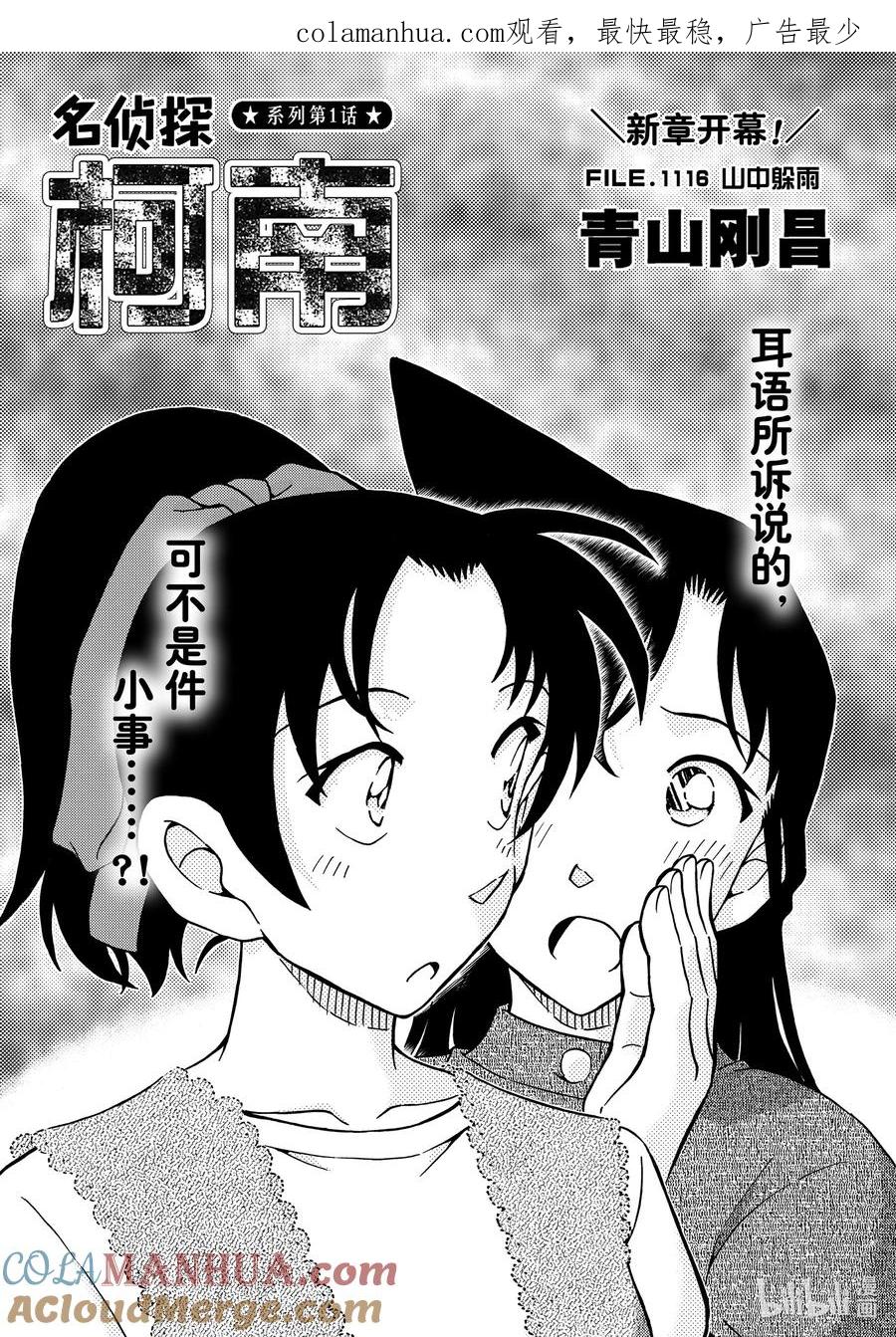 名侦探柯南 1116 FILE.1116 山中躲雨 第1页